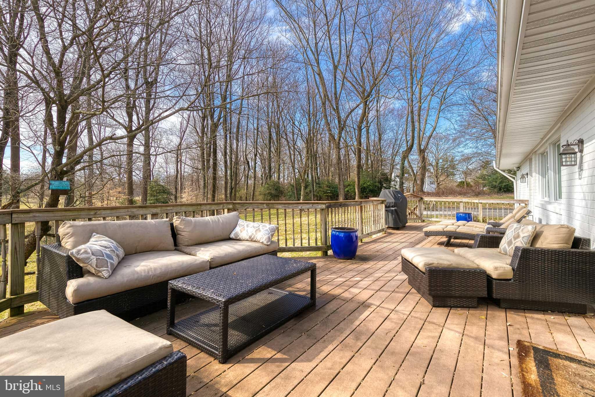 709 Chapel Ridge Road Lutherville-Timonium, MD 21093 - Photo 19 of 44 Large deck for relaxing and entertaining