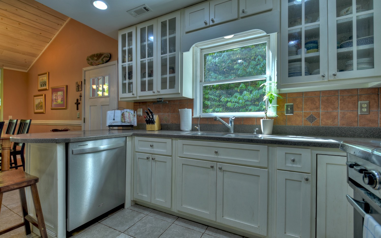 63 Chimney Court Ellijay, GA 30540 - Photo 16 of 49 a kitchen with stainless steel appliances granite countertop a stove and a sink