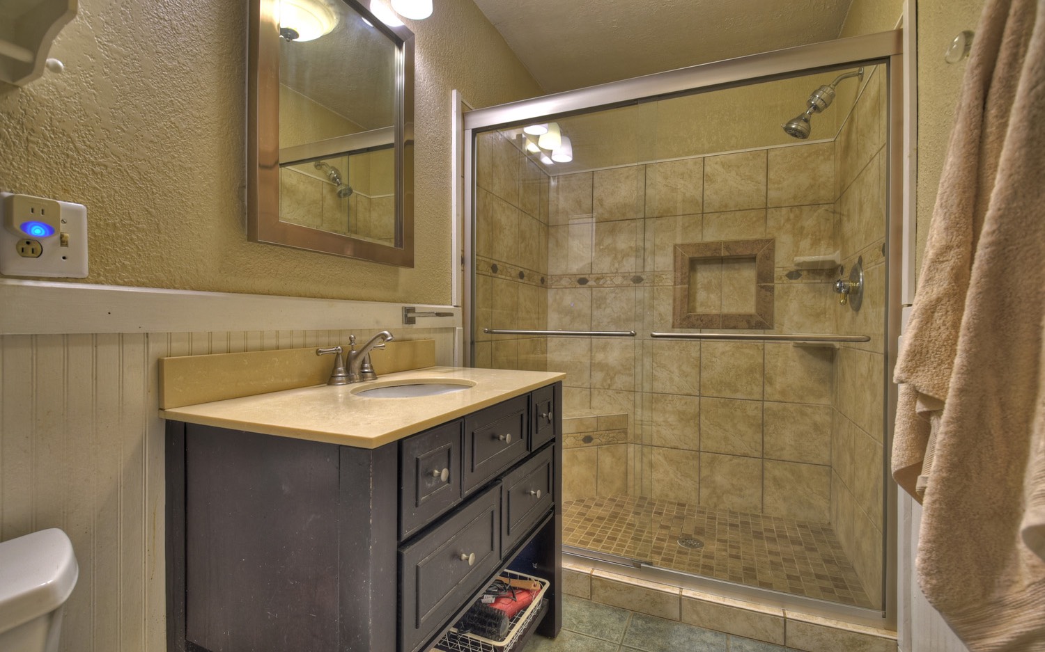 63 Chimney Court Ellijay, GA 30540 - Photo 20 of 49 a bathroom with a sink and a mirror