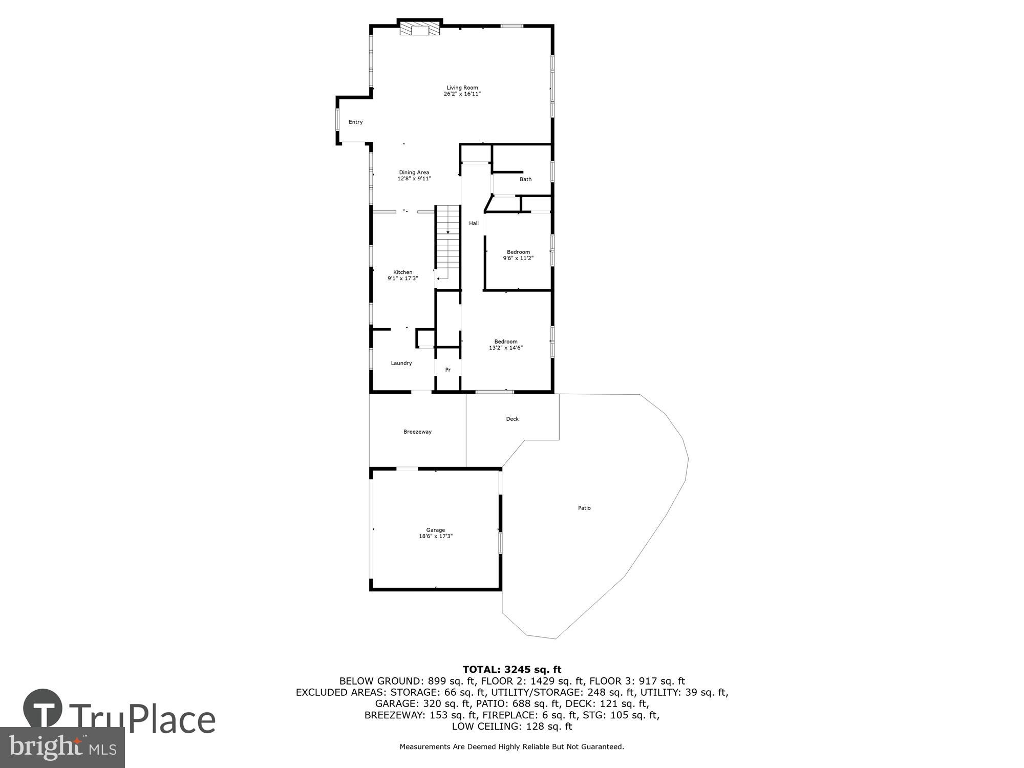 813 Midland Road Silver Spring, MD 20904 - Photo 59 of 67 Main Level (Labels & Measurements)