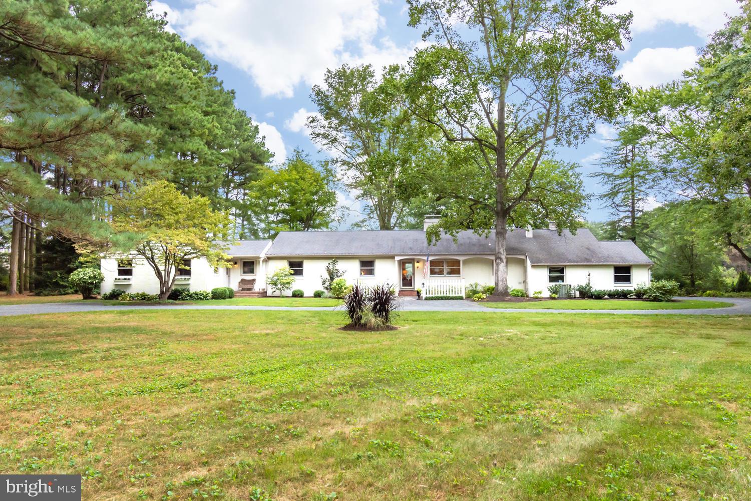 9698 Leeds Landing Road Easton, MD 21601 - Photo 5 of 49 Front facade, lovely 2.3 +/- acre lot with mature