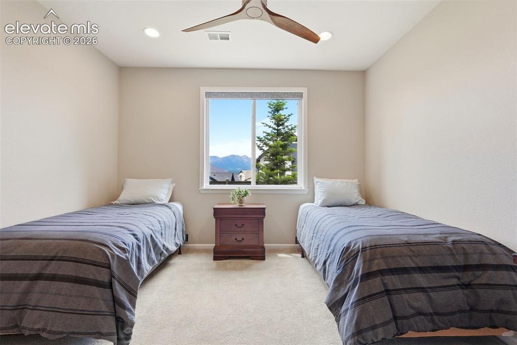 1394 Promontory Bluff View Colorado Springs, CO 80921 - Photo 45 of 47 a bedroom with a bed and a window