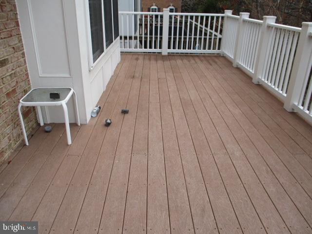 3547 Goddard Way Alexandria, VA 22304 - Photo 19 of 38 a view of deck with wooden floor and fence