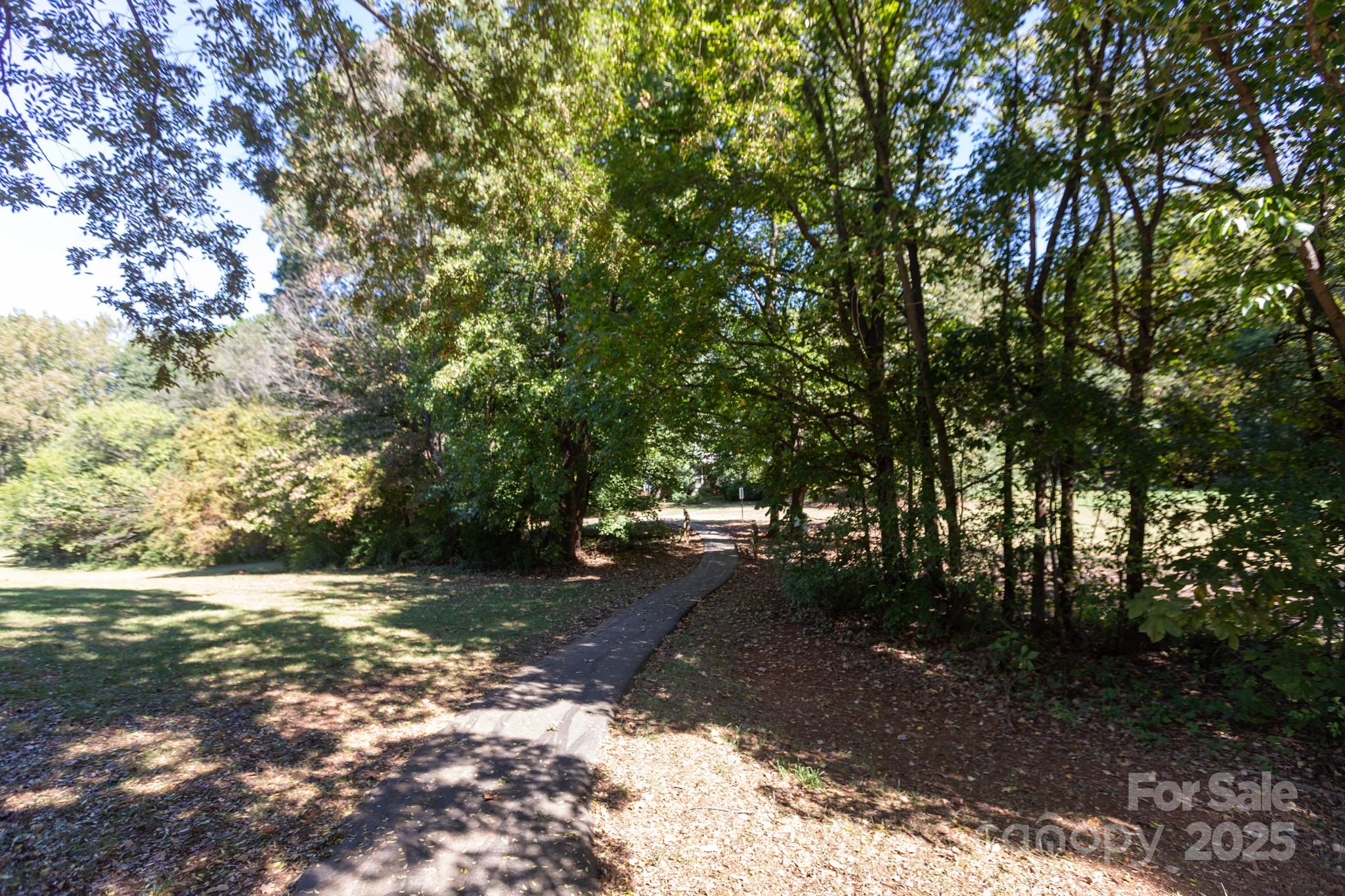 9112 Laurel Ridge Trail Charlotte, NC 28269 - Photo 29 of 38 a backyard of a house with lots of green space