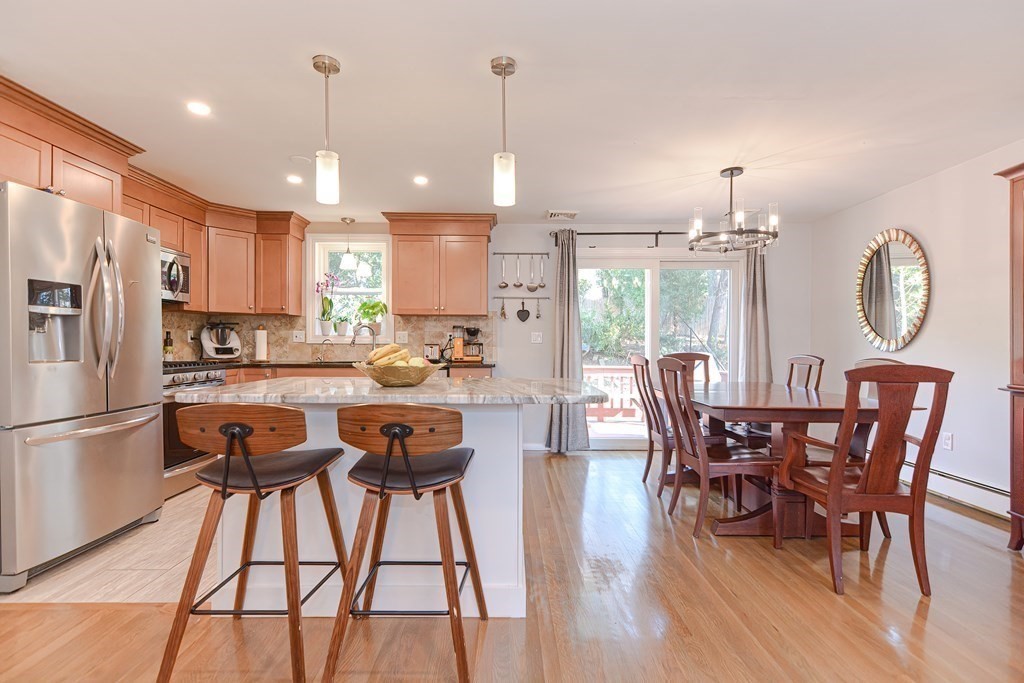 14 Oakcrest Drive Framingham, MA 01701 - Photo 5 of 42 a view of a dining room with furniture window and wooden floor