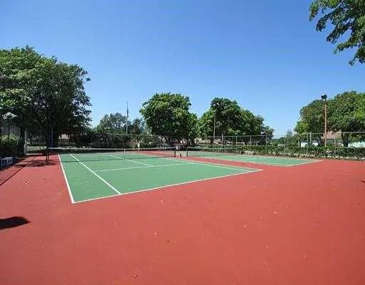 a view of a tennis court