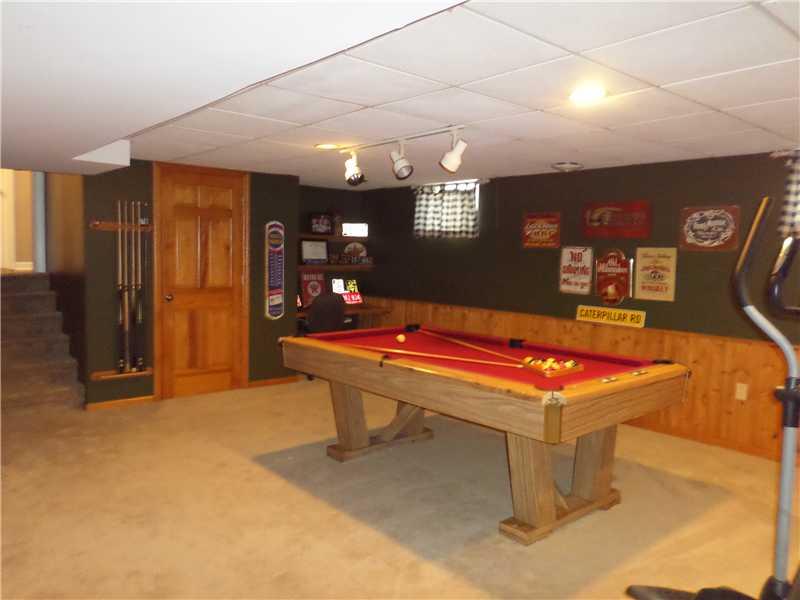 2263 Garards Fort Road Waynesburg, PA 15370 - Photo 19 of 25 Basement/Game Room. Huge open game room downstairs with built in bar area