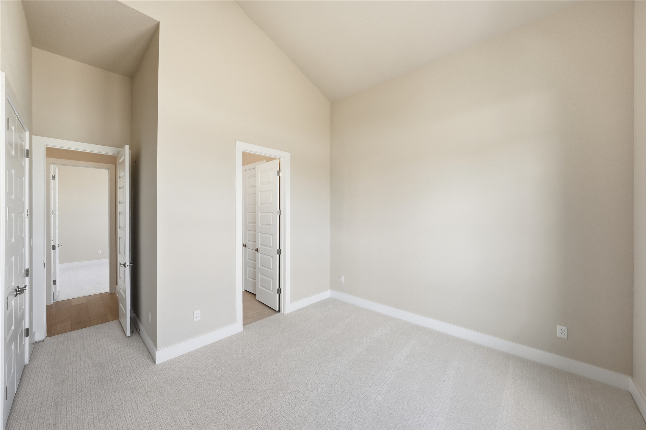 1209 Doelling Drive Georgetown, TX 78633 - Photo 20 of 31 Unfurnished bedroom with vaulted ceiling and light colored carpet