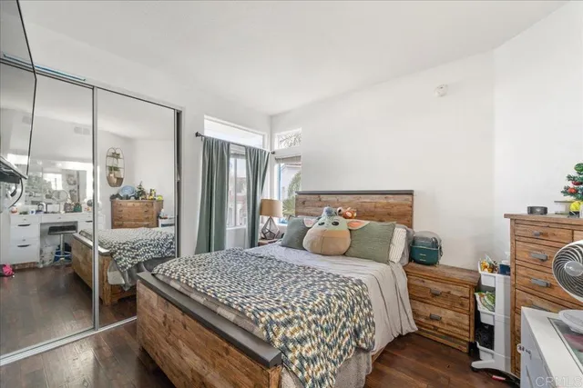 an aerial view of a house with a garden and plants