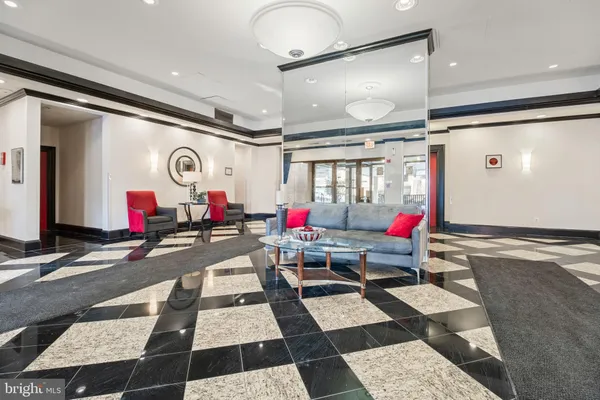 a front view of a building