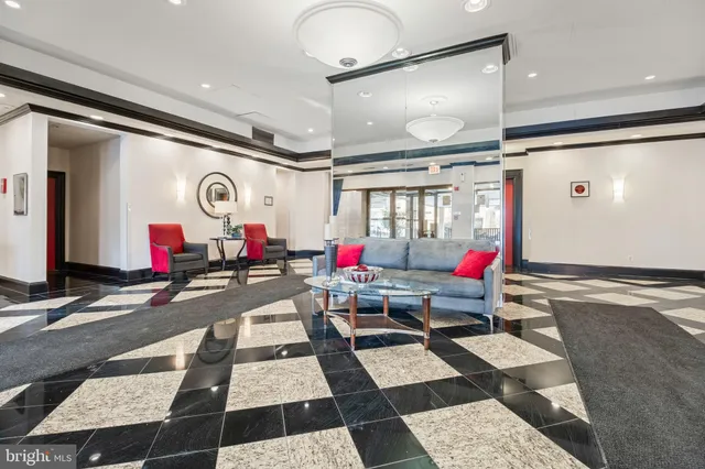 a front view of a building