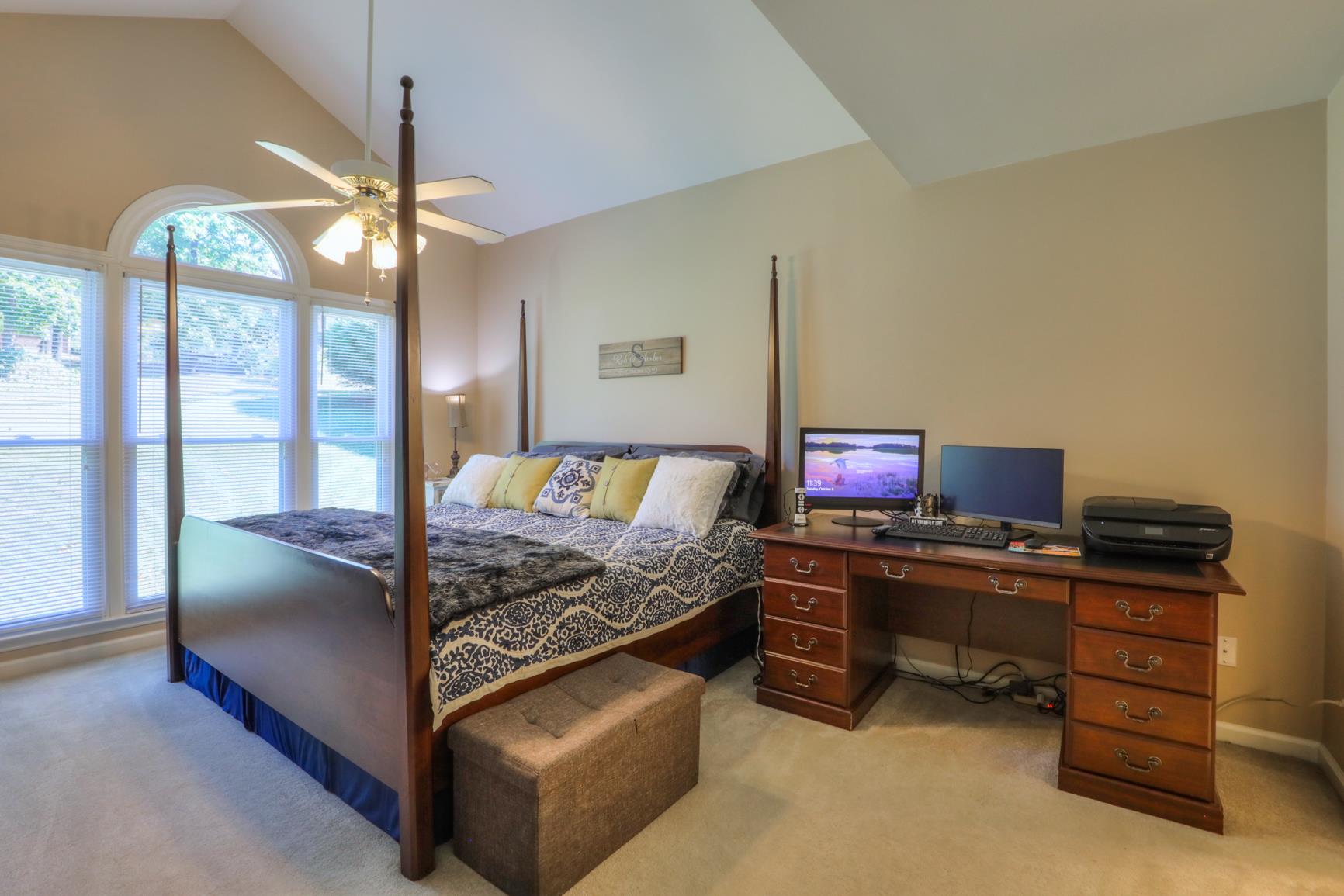203 Timberlake Drive Springfield, TN 37172 - Photo 15 of 30 Extra large Master Bedroom with Arched Windows & Tons of Natural Light