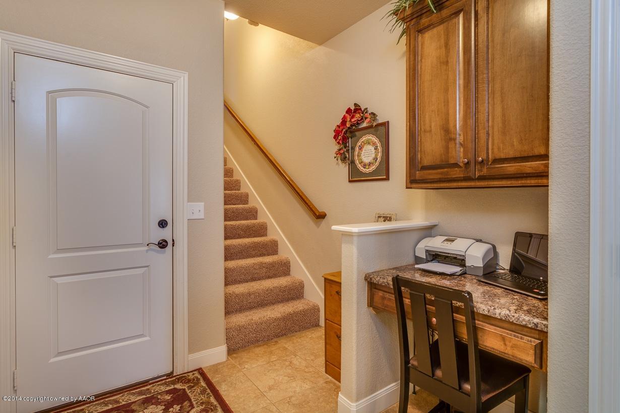 18500 Grasslands Road Bushland, TX 79124 - Photo 24 of 33 stairs to bonus room, computer desk