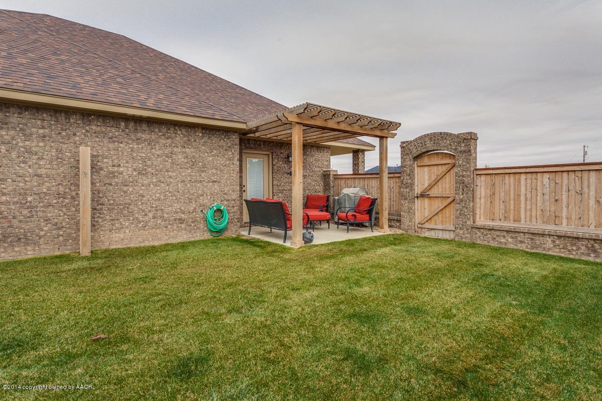 18500 Grasslands Road Bushland, TX 79124 - Photo 27 of 33 pergola on patio off dining/kitchen