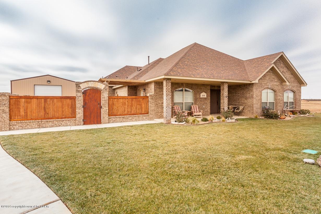 18500 Grasslands Road Bushland, TX 79124 - Photo 6 of 33 Yard, sprinkler, landscaping is there