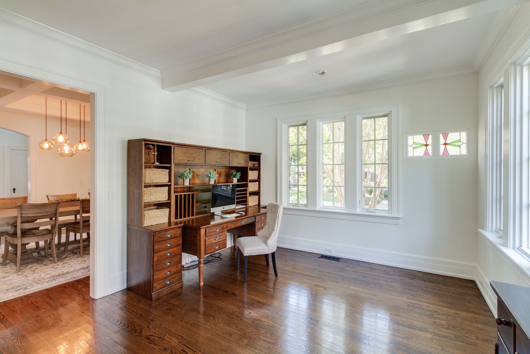 116 Mockingbird Road Nashville, TN 37205 - Photo 14 of 43 a view of a livingroom with furniture window and wooden floor