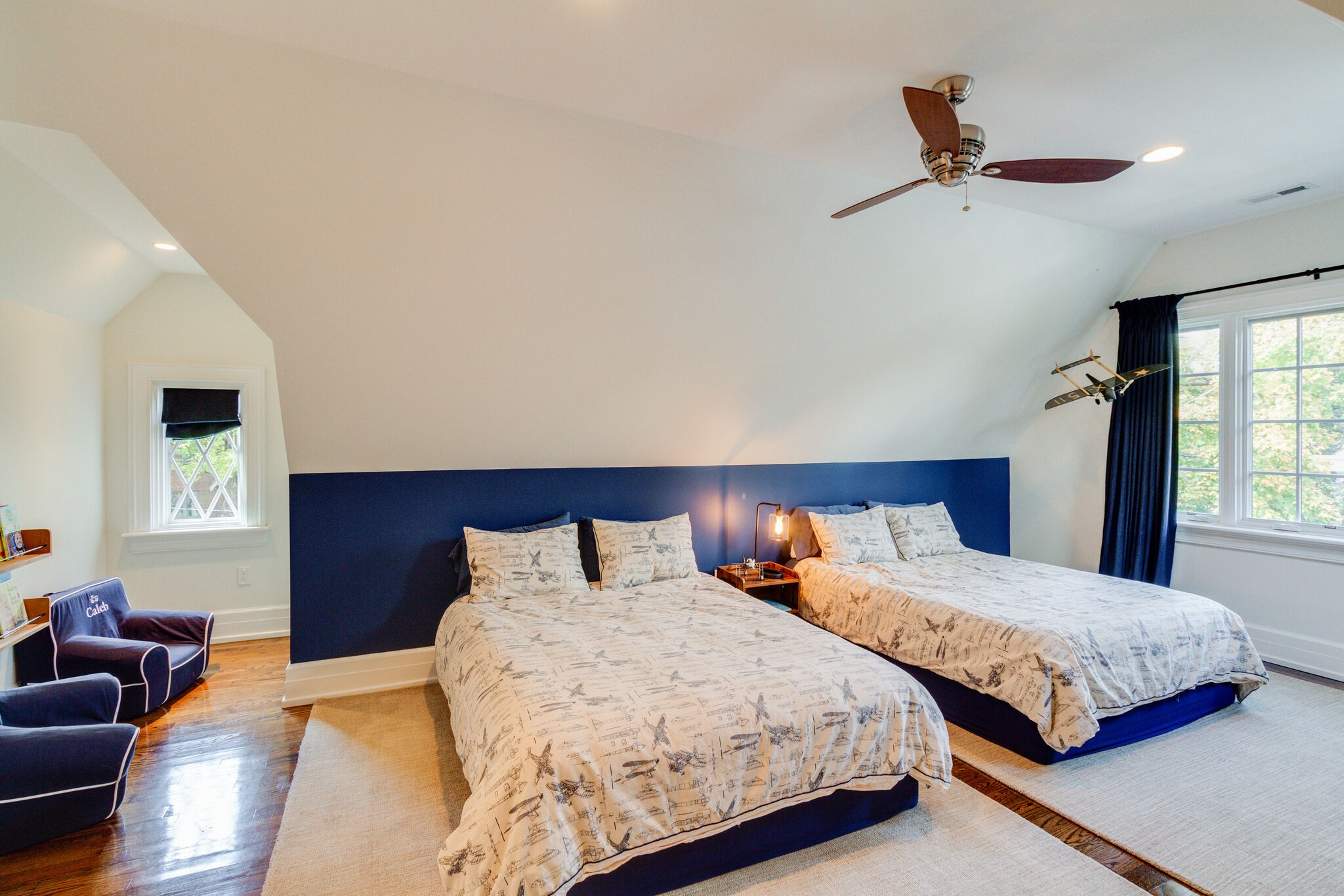 116 Mockingbird Road Nashville, TN 37205 - Photo 33 of 43 a bedroom with two beds and painting on the wall