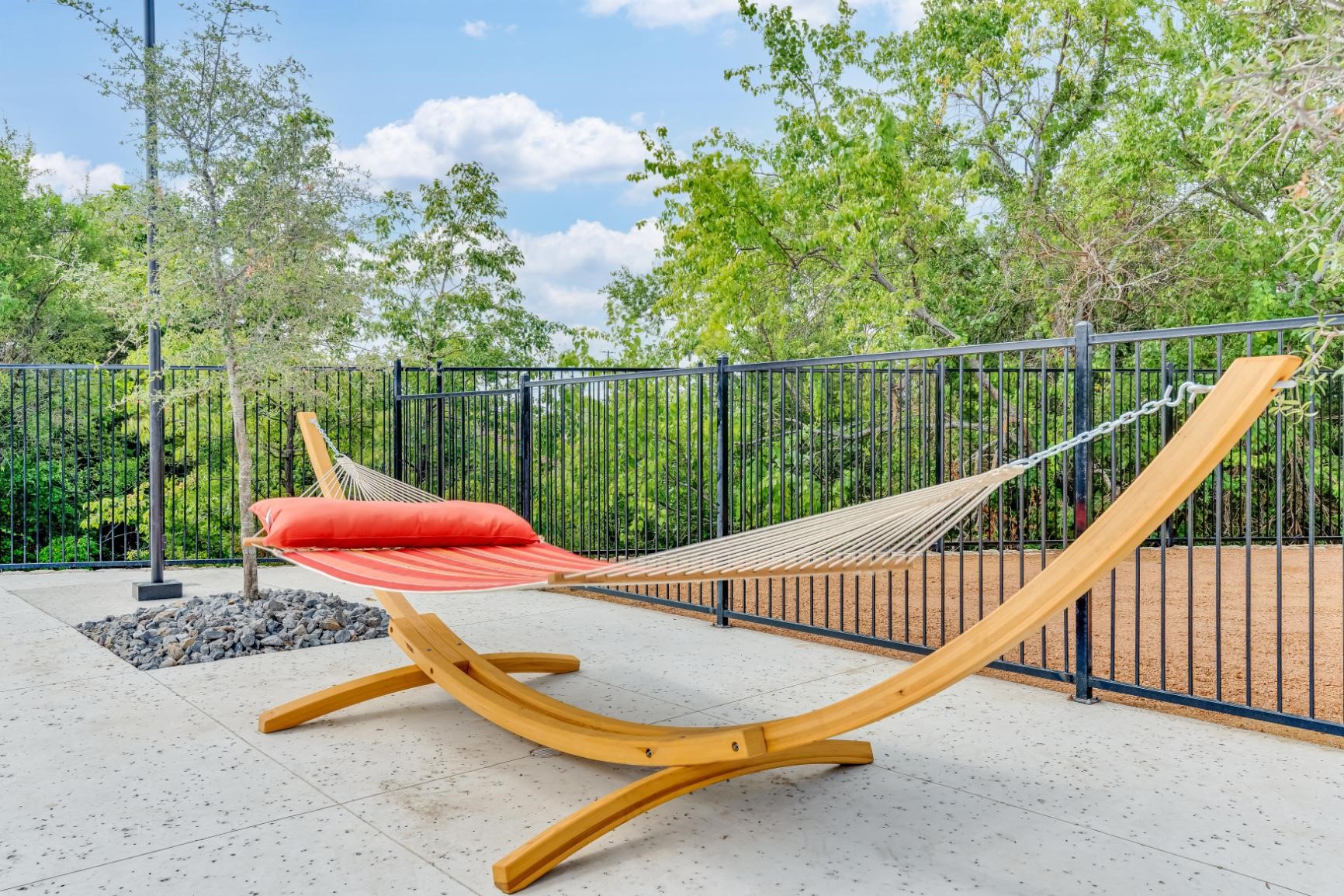 1408 B Izzy Lane Little Elm, TX 75068 - Photo 26 of 31 a balcony with a table and chairs