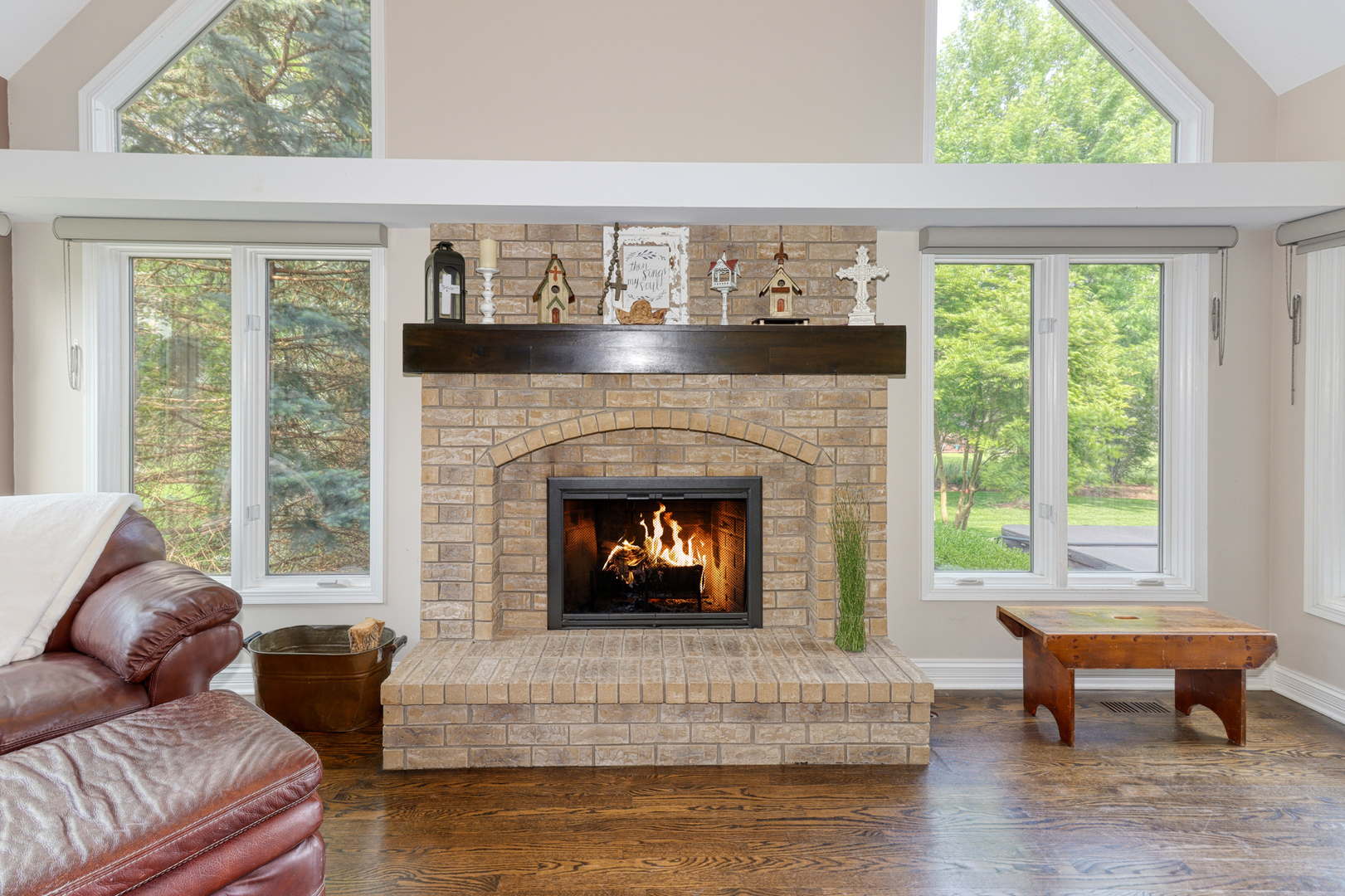 741 Merrill New Road Sugar Grove, IL 60554 - Photo 12 of 42 a living room with furniture and a fireplace