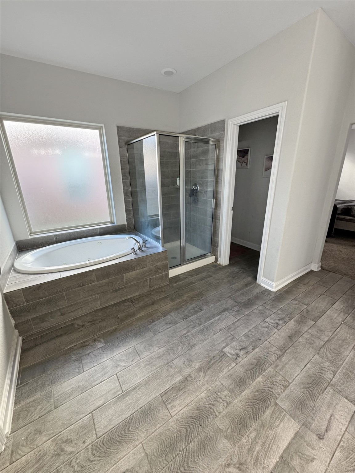 4922 Lacebark Pne Trail Rosenberg, TX 77471 - Photo 21 of 22 Separate shower and tub in primary bathroom.