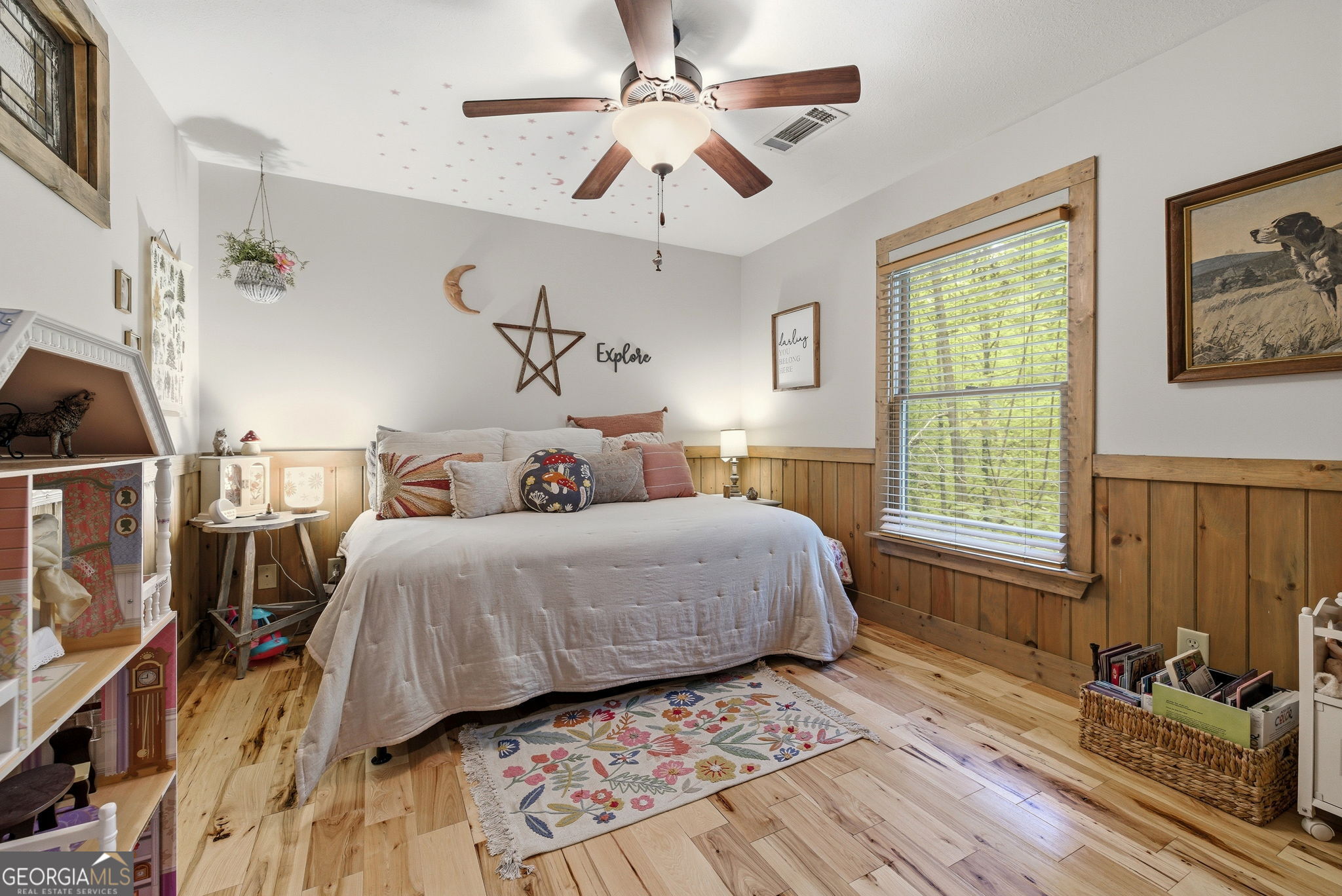 634 Little Hawk Road Sautee Nacoochee, GA 30571 - Photo 27 of 54 a bedroom with a bed and a window