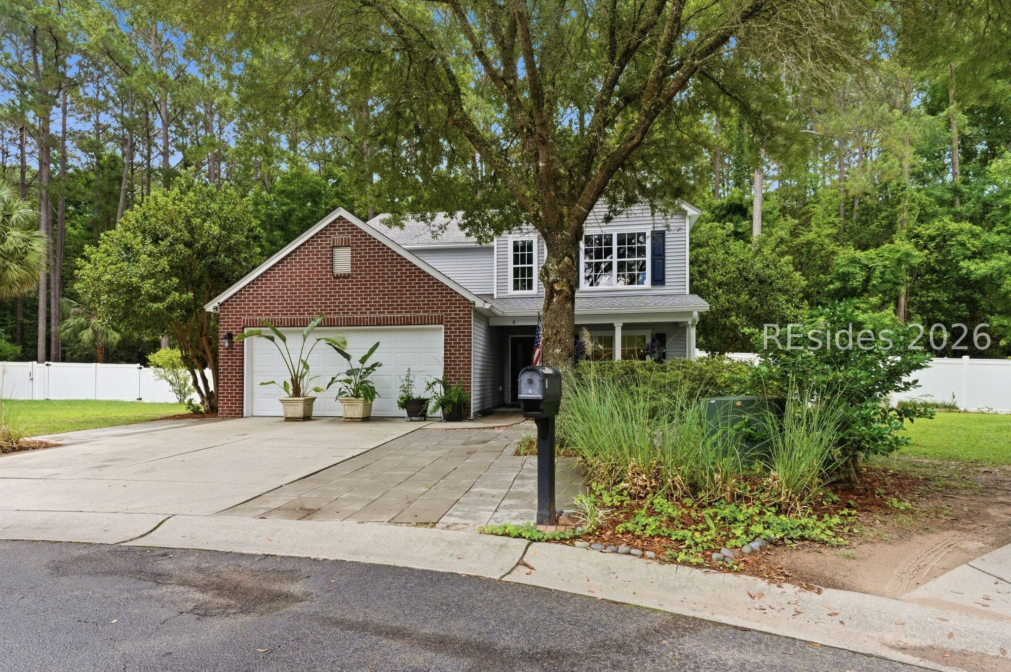 6 Hemlock Court Bluffton, SC 29910 - Photo 2 of 45 Mature landscaping.
