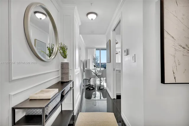 a view of livingroom with furniture and wooden floor