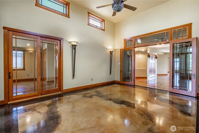 a view of an empty room