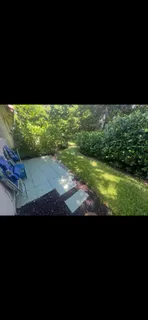 a house view with a outdoor space