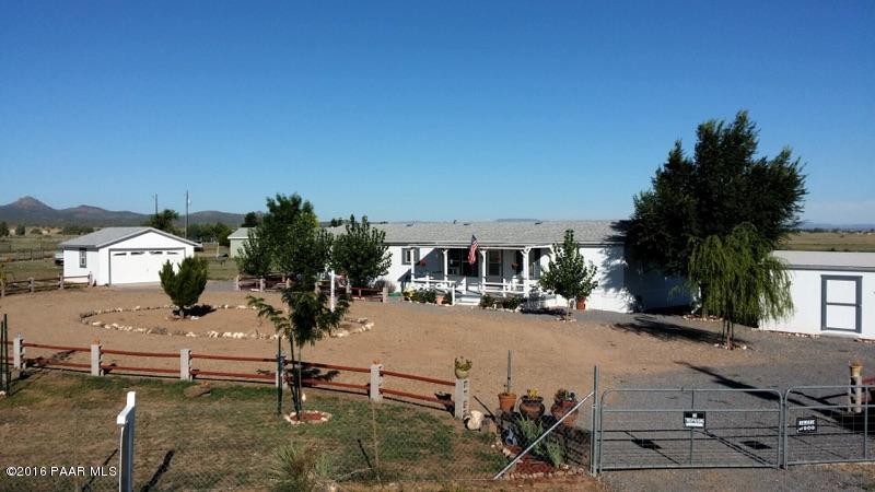 22450 North Docs Road Paulden, AZ 86334 - Photo 1 of 39 Front with Trees Bloomed