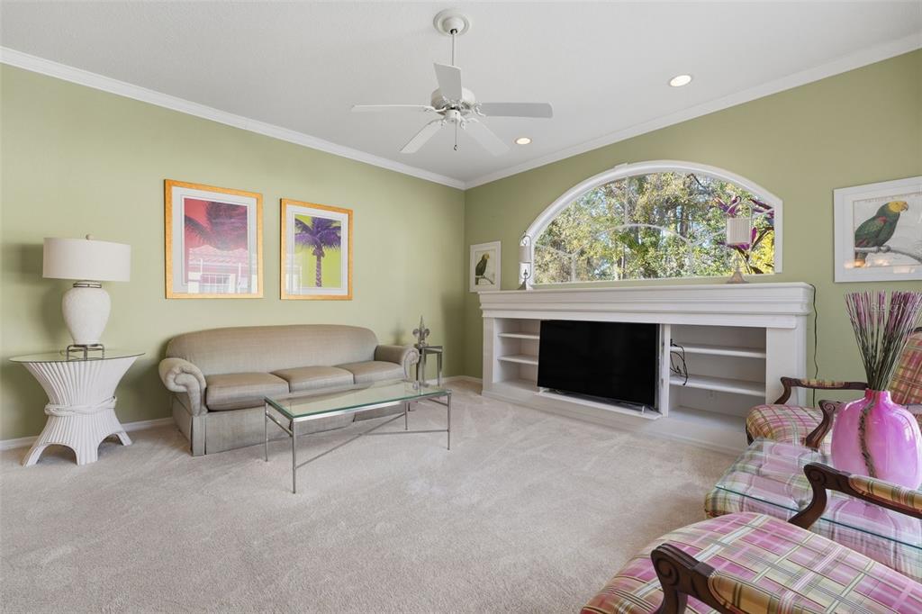 507 Cheval Drive Venice, FL 34292 - Photo 21 of 43 a living room with furniture and a fireplace