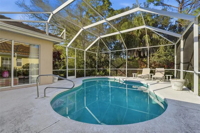 a view of a house with a swimming pool