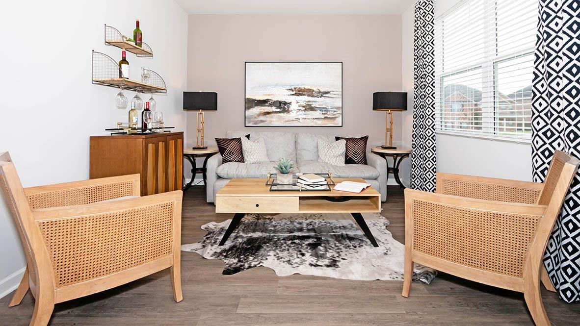 1734 Carter Daniel Drive Graham, NC 27253 - Photo 5 of 23 a living room with furniture and a table