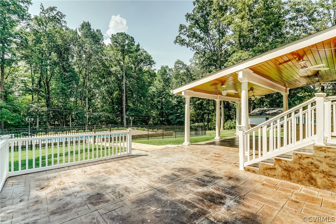 3918 Oxbridge Road North Chesterfield, VA 23236 - Photo 45 of 48 a view of backyard with green space