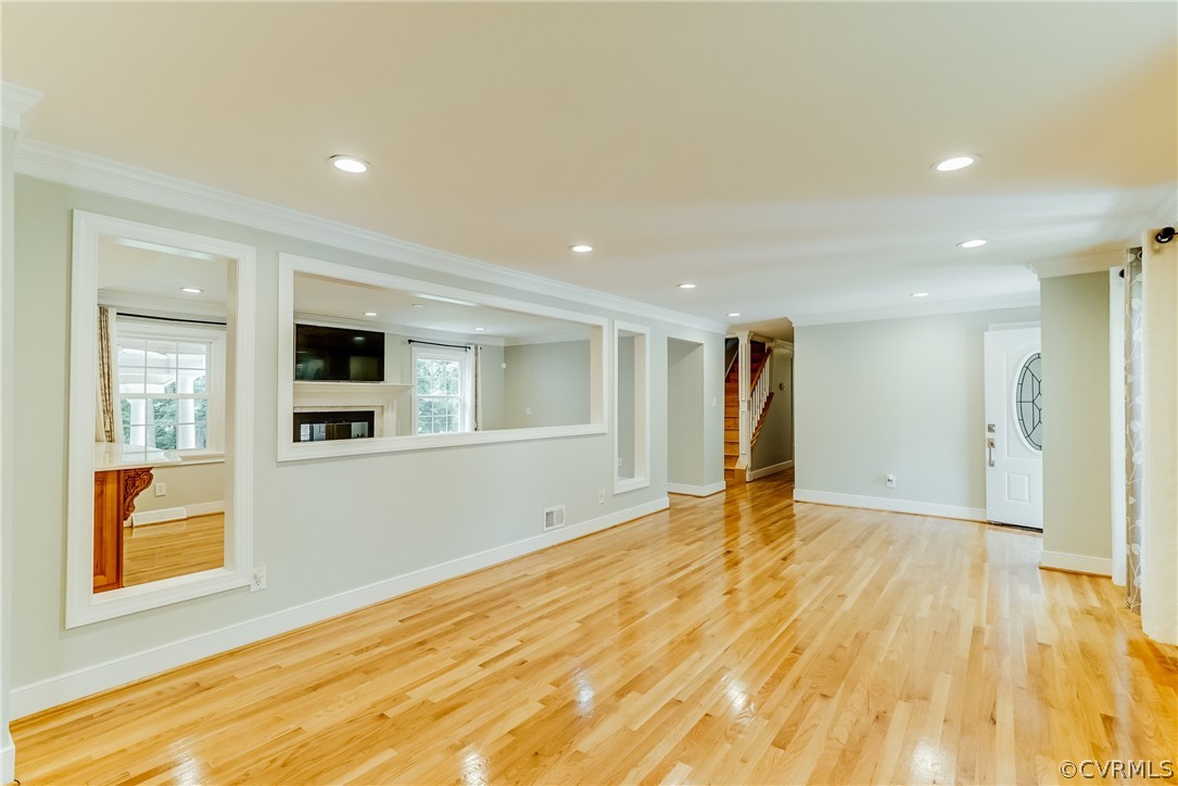 3918 Oxbridge Road North Chesterfield, VA 23236 - Photo 6 of 48 a view of empty room with wooden floor and windows