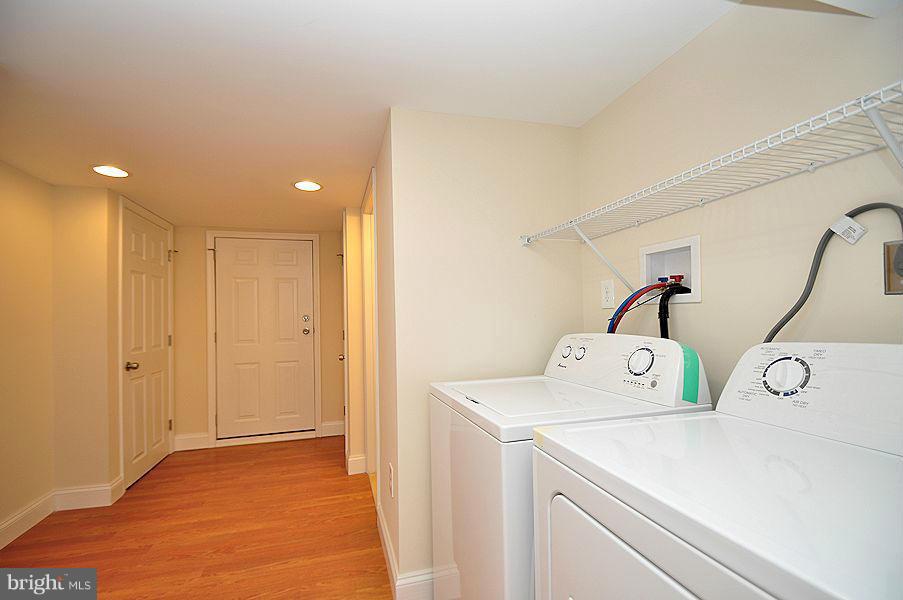 1841 Loch Shiel Road Baltimore, MD 21286 - Photo 16 of 23 a view of storage and utility room with washer and dryer