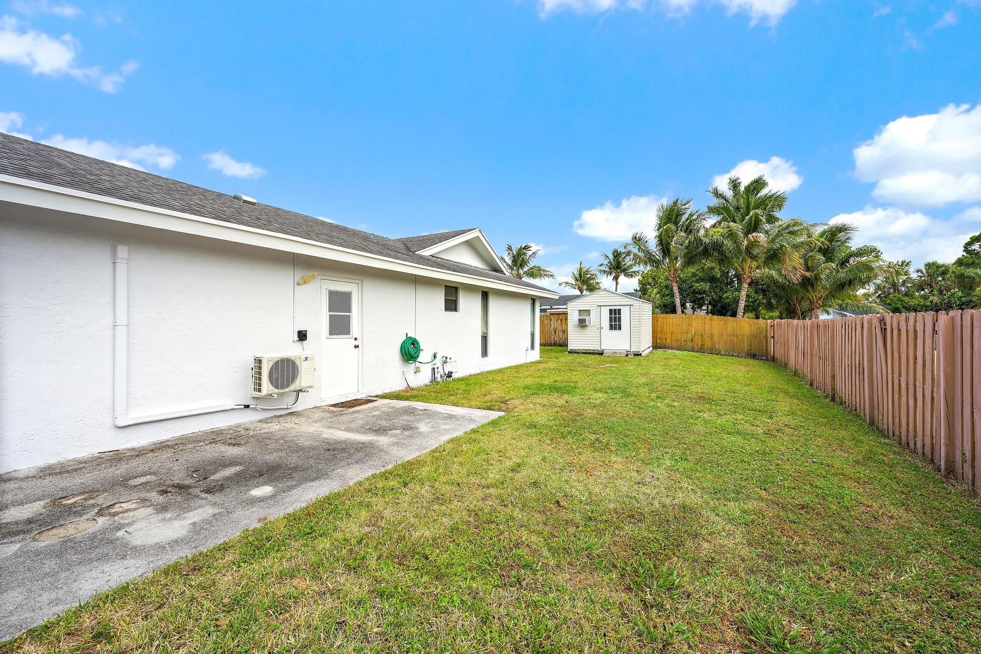 3962 Winfield Road Boynton Beach, FL 33436 - Photo 21 of 22 Huge Side Yard + Plenty of Storage Room