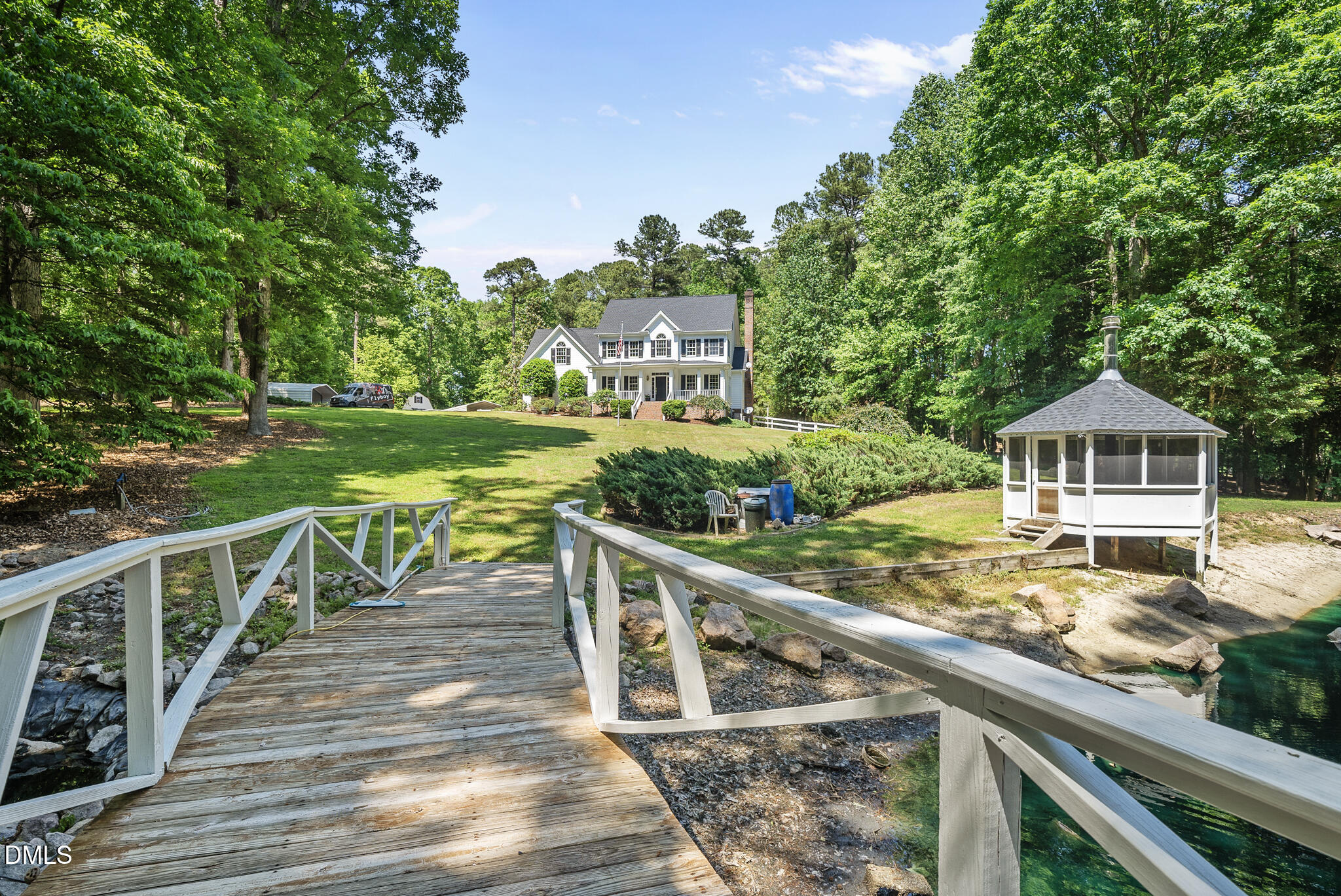 4121 Granite Ridge Trail Raleigh, NC 27616 - Photo 3 of 45 Front with Pond