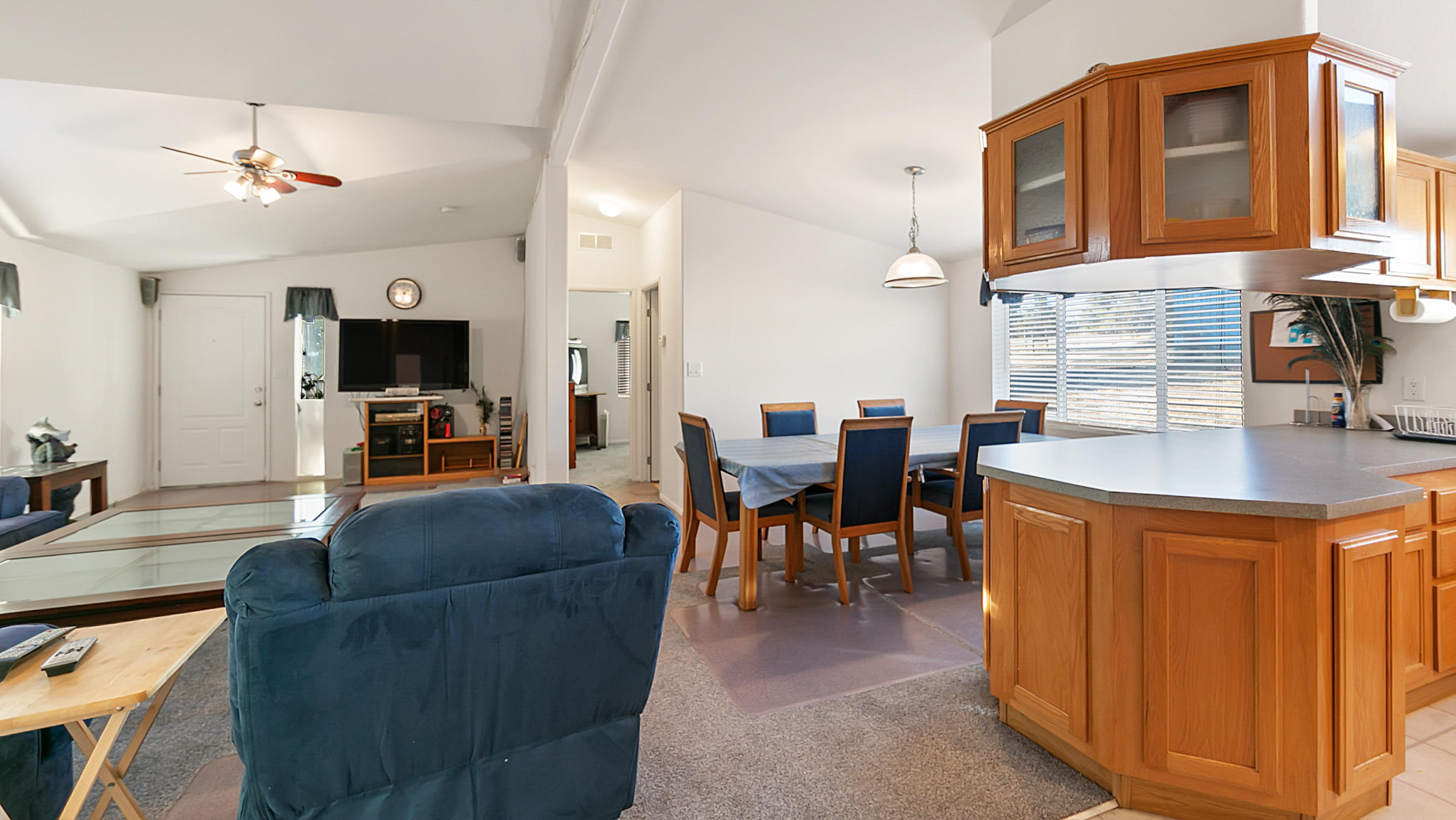 21560 South Powerhouse Road Manton, CA 96059 - Photo 29 of 41 view into living room and dining room