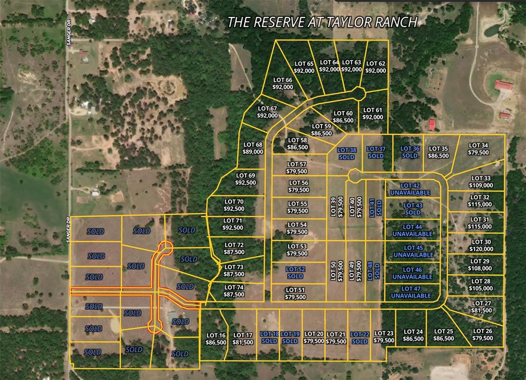 Lot 31 Colt Road Springtown, TX 76082 - Photo 2 of 2 Map of property location featuring property parcel outlined
