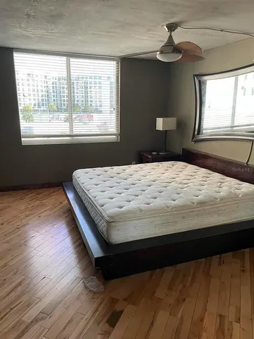 a view of a room with rack on the wall