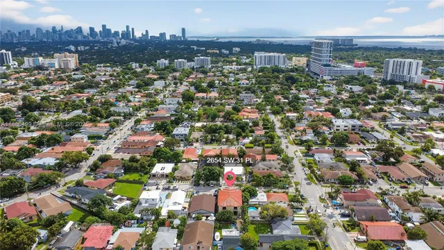 a backyard of a house