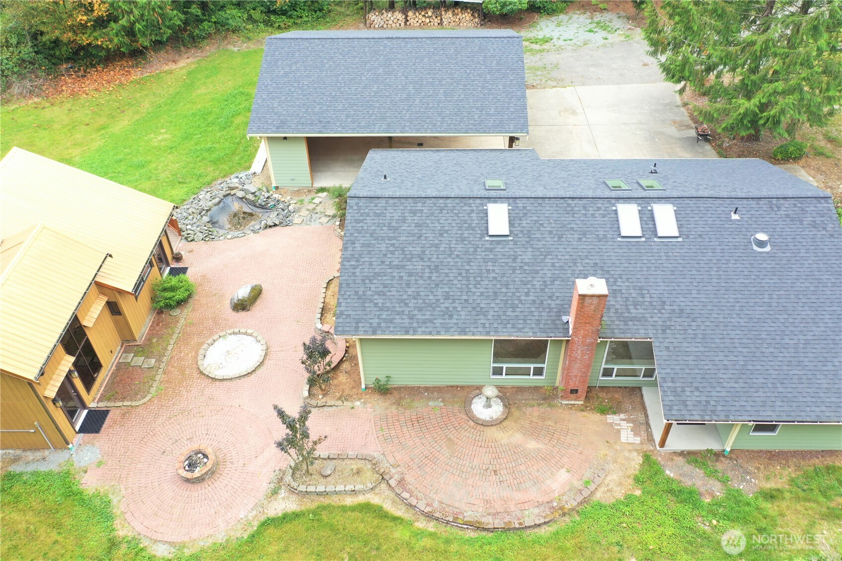 30331 Heimer Road Arlington, WA 98223 - Photo 2 of 37 an aerial view of a house with yard