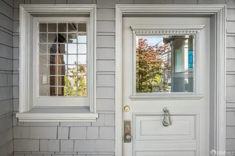 a view of front door of a house