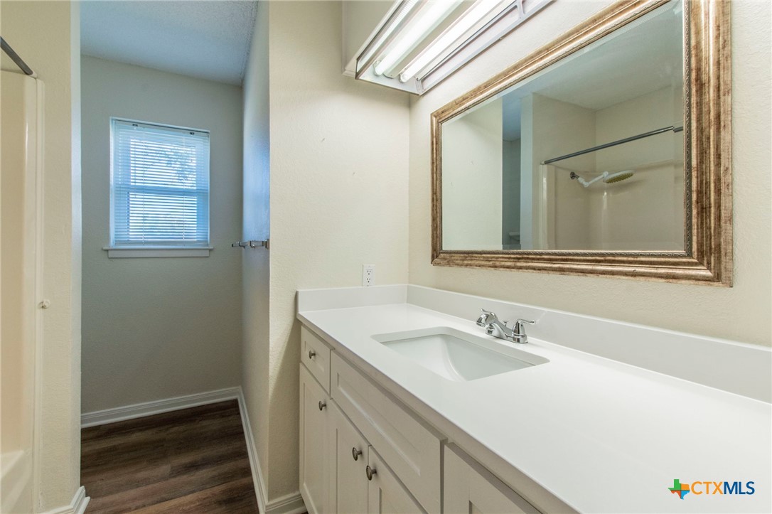 517 Thompson Road Troy, TX 76579 - Photo 15 of 25 a bathroom with a sink and a mirror