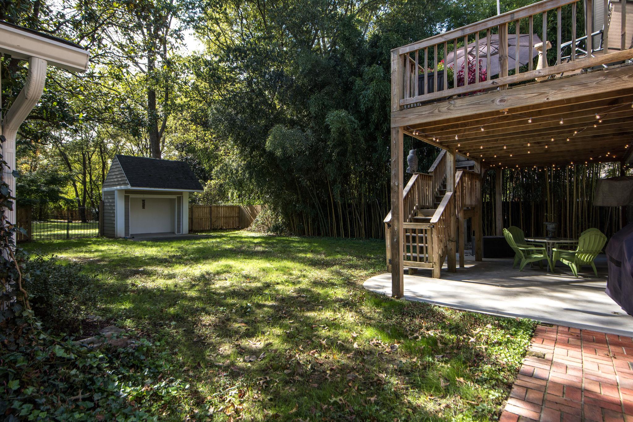 716 Murfreesboro Road Franklin, TN 37064 - Photo 23 of 30 This is a Fully Fenced-In Area in the Back of the Home - There is a "She-Shed"/Playhouse/Storage Area