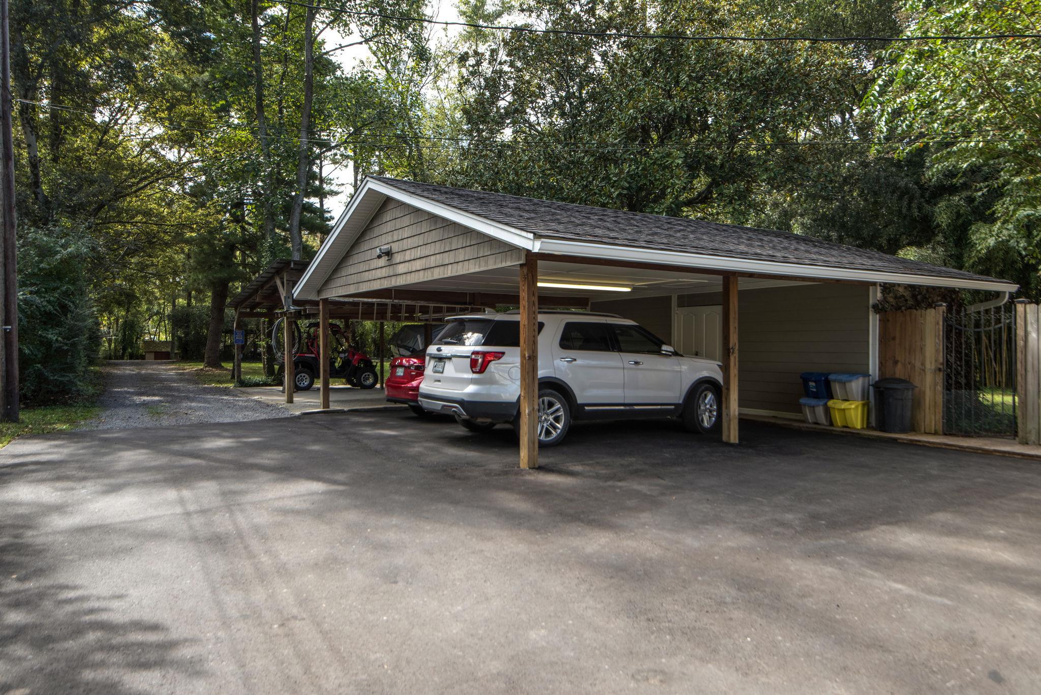 716 Murfreesboro Road Franklin, TN 37064 - Photo 25 of 30 This is the 4-5 Car Carport and the Home also has a 2-Car Attached Heated Garage