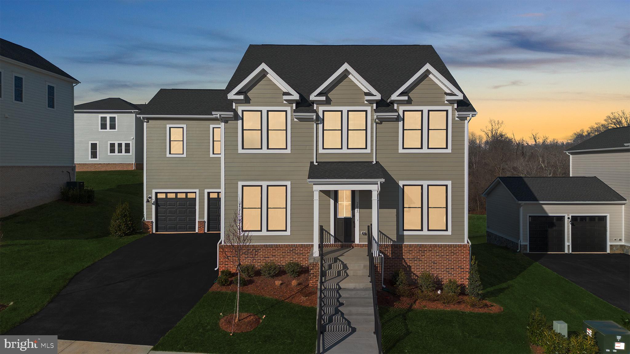 2611 Blue Rdg Avenue, Unit HOMESITE 139 Marshall, VA 20115 - Photo 35 of 49 a front view of a house with a yard
