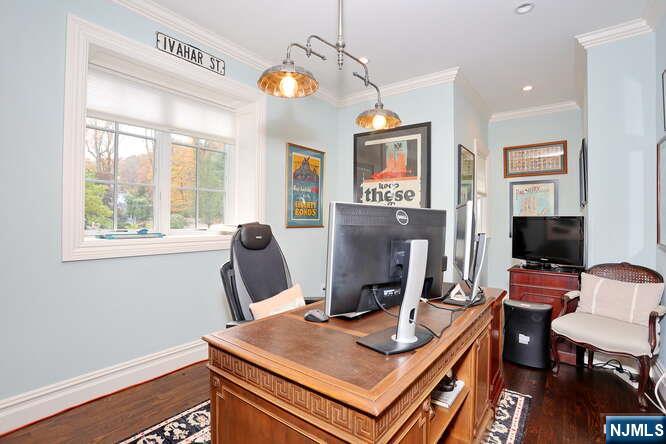 164 Deerhaven Road Mahwah, NJ 07430 - Photo 16 of 42 a view of a workspace with furniture and a window