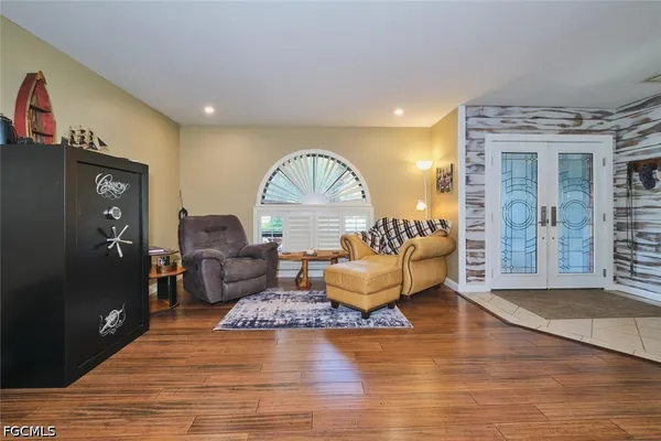 a view of a living room